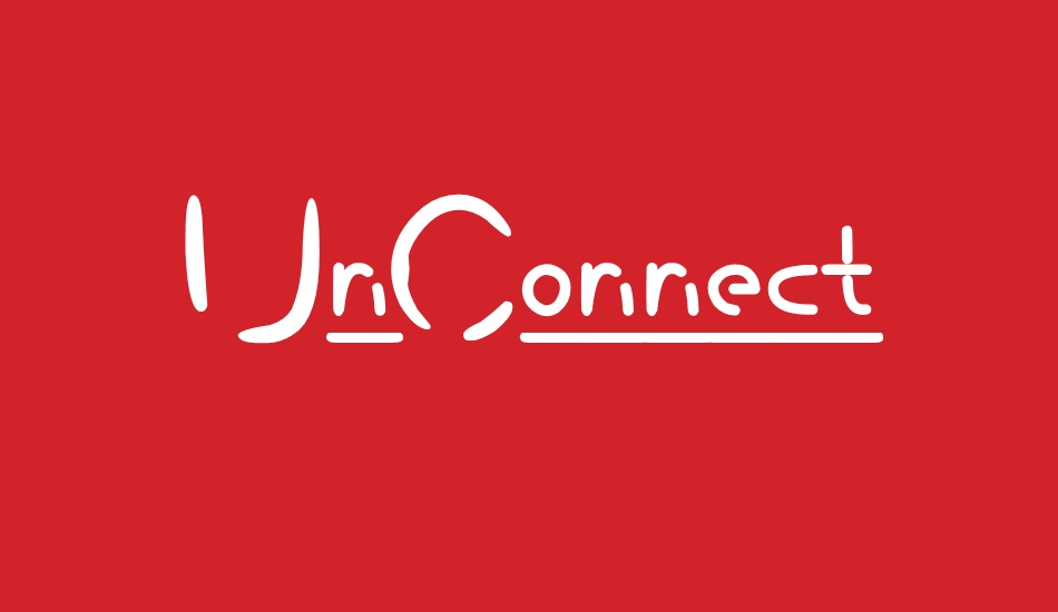 unconnect font big