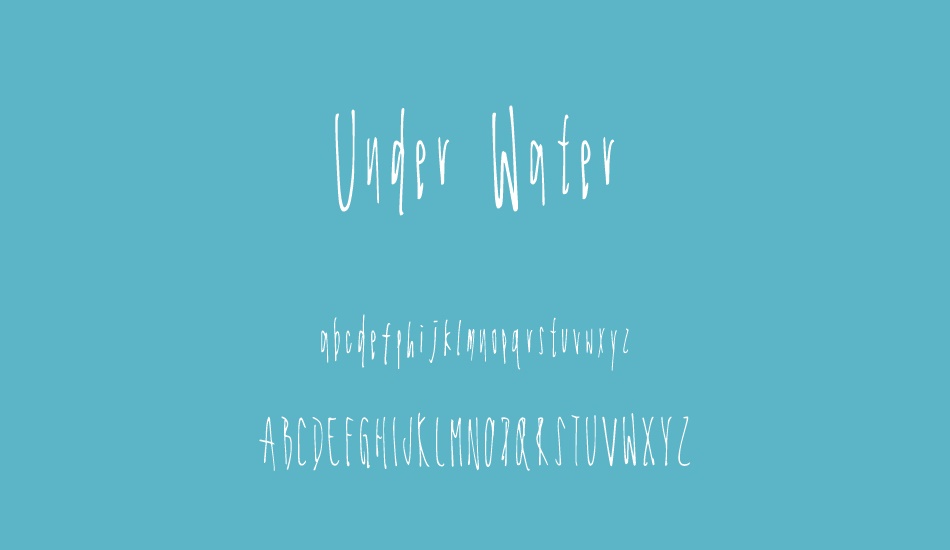 Under Water free font