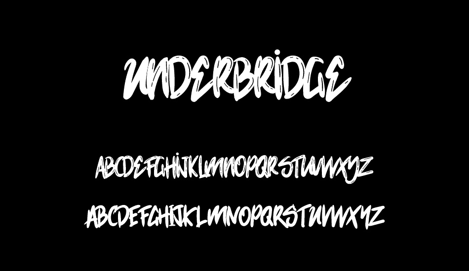 underbridge font