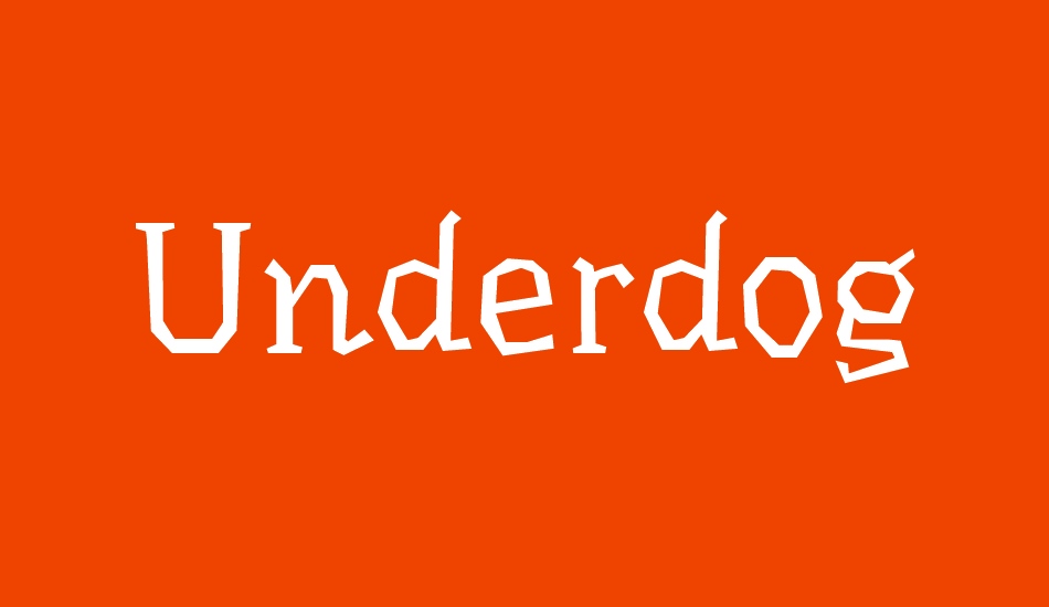 underdog font big