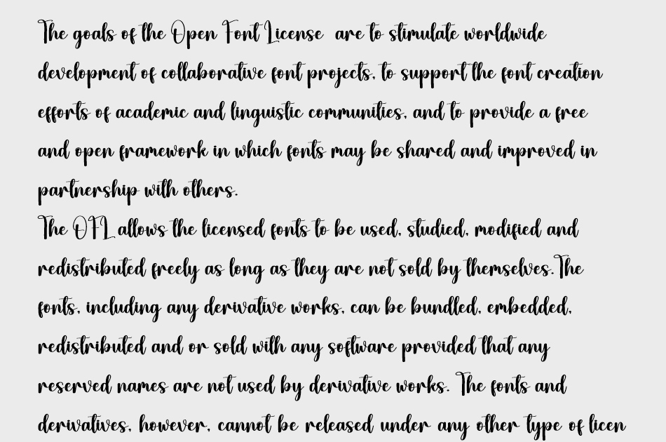 Undergo font 1