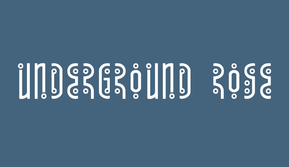 underground-rose font big