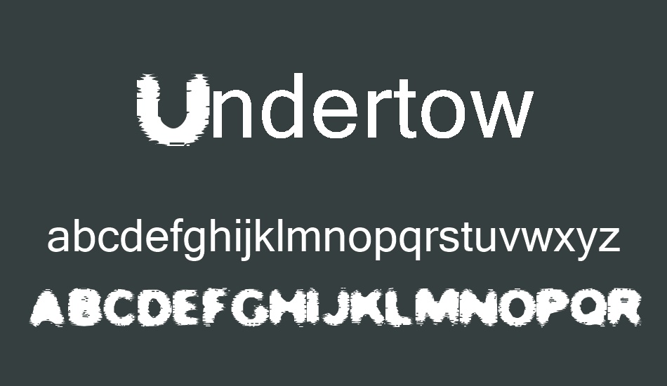 undertow font
