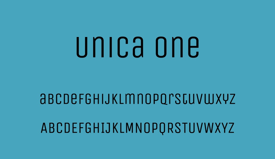 unica-one font