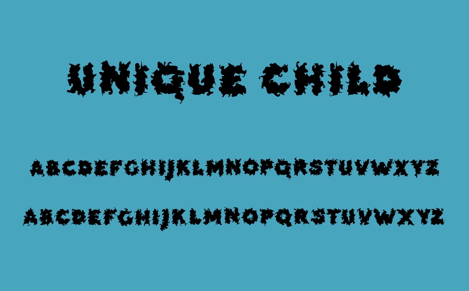 Unique Child font