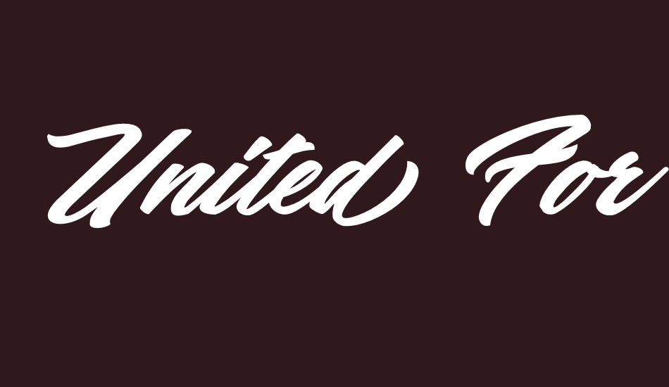 united-forces-personal-use font big