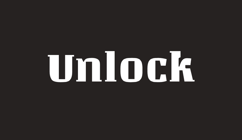 unlock font big