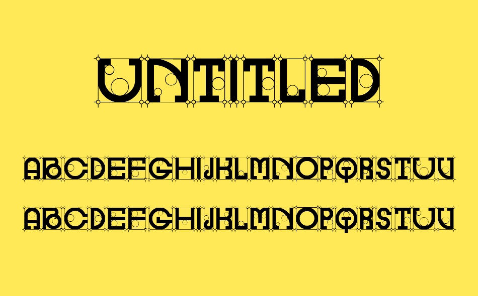 Untitled font