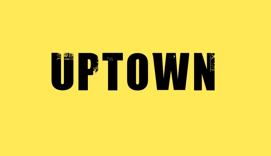 uptown font big