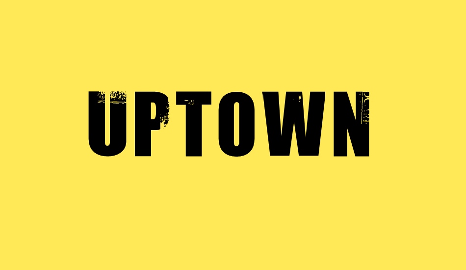 uptown font big