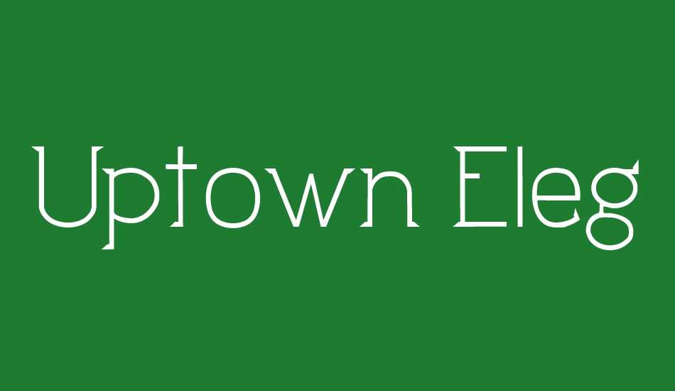 uptown-elegance font big