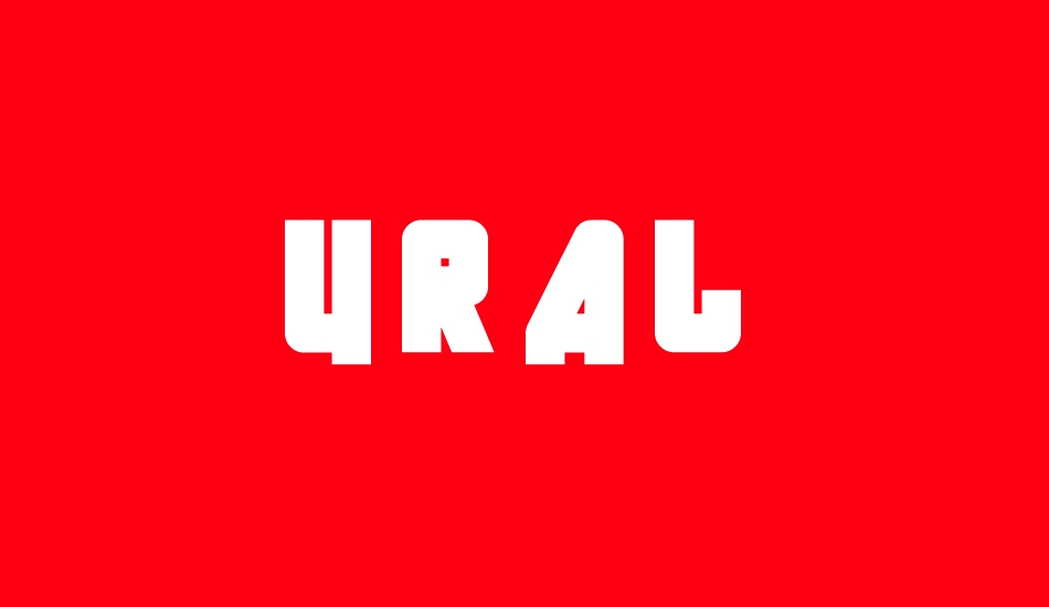 ural- font big