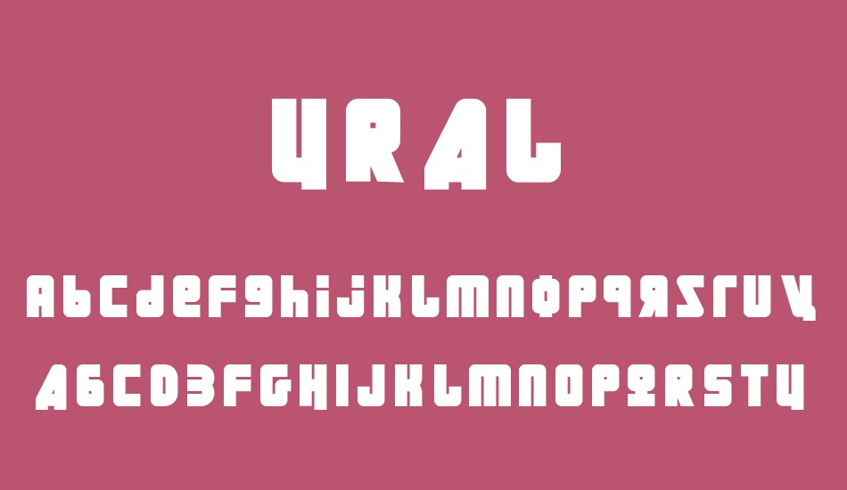 ural- font