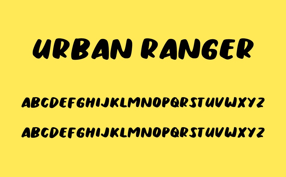 Urban Ranger font