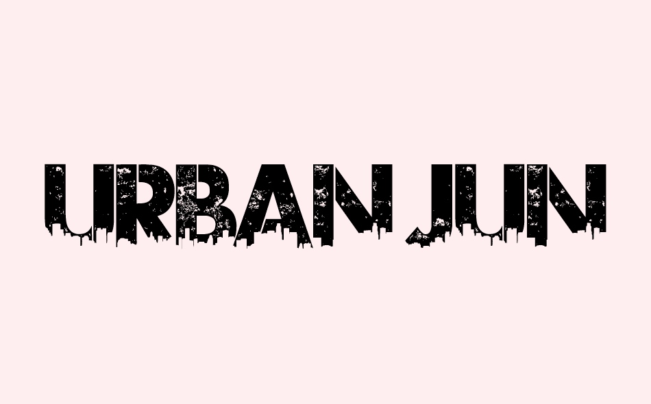 Urban Jungle font big