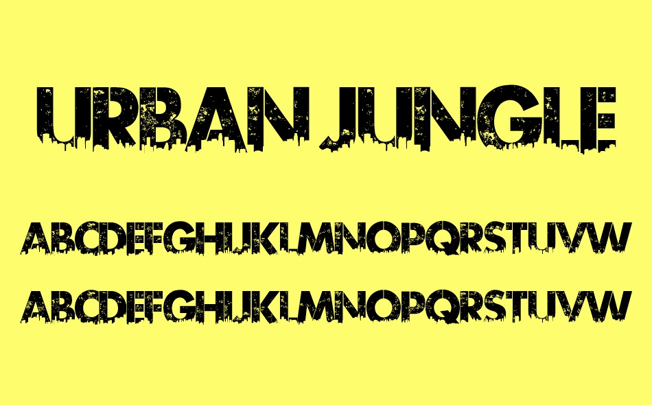 Urban Jungle font