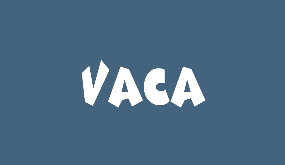 vaca font big