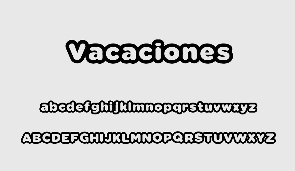 vacaciones font