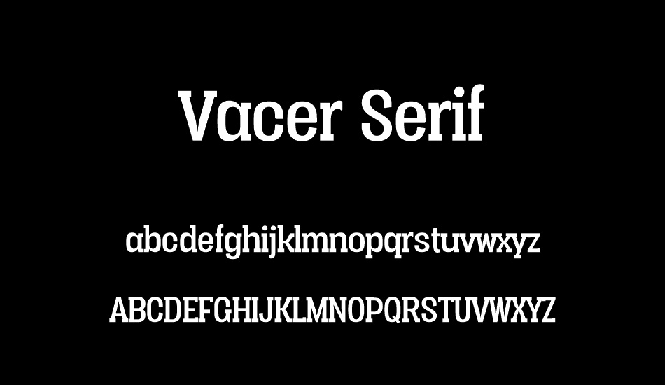 vacer-serif-personal font