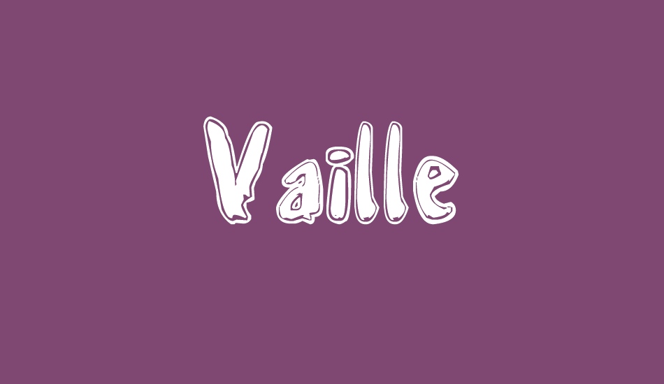 vaille font big