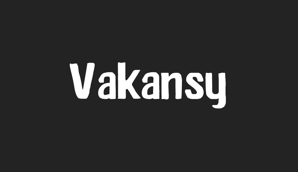 vakansy font big