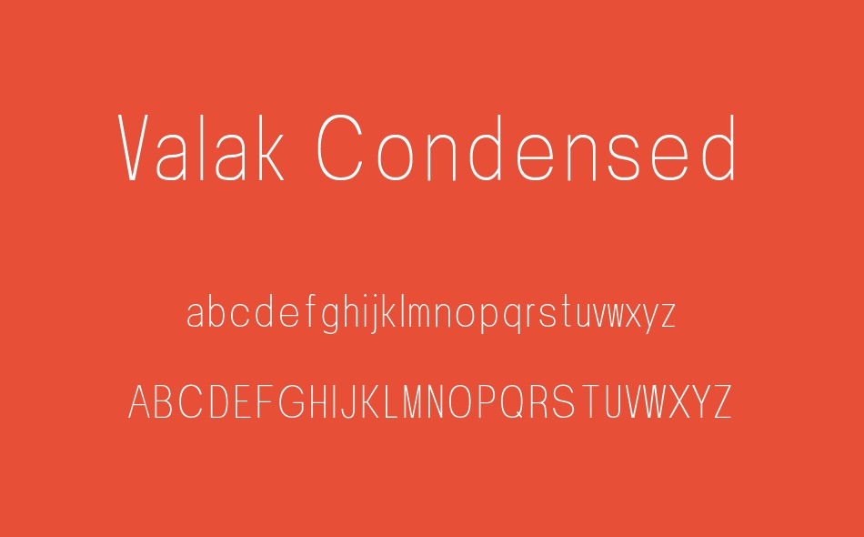 Valak font