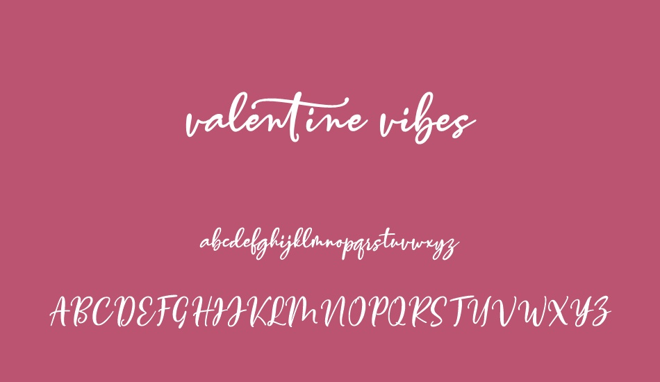 valentine-vibes font