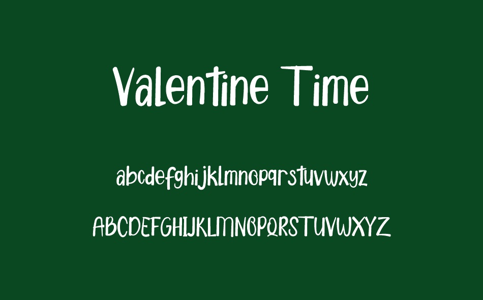 Valentine Time font