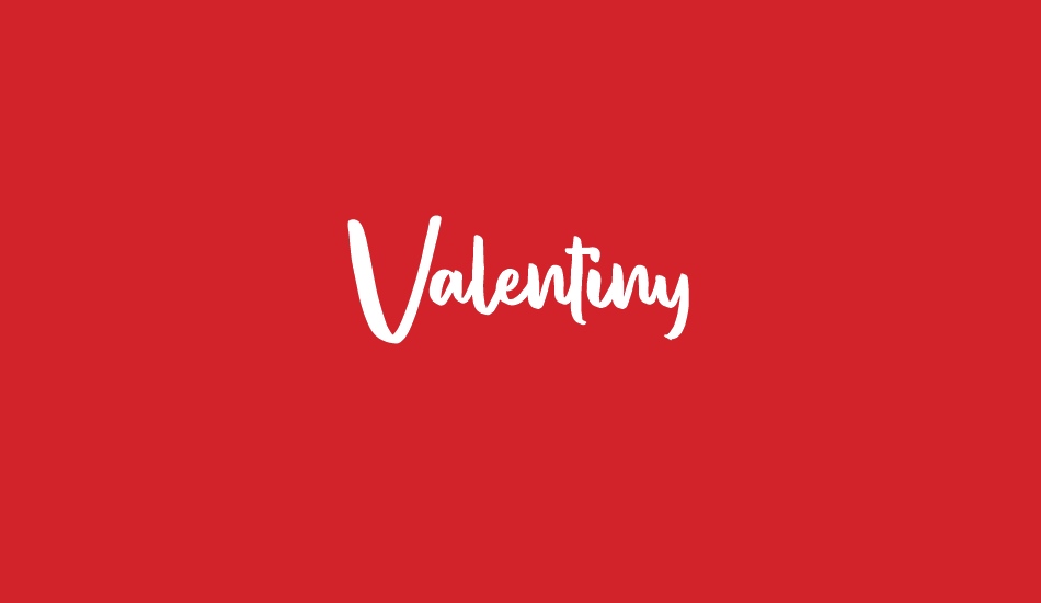 valentiny font big