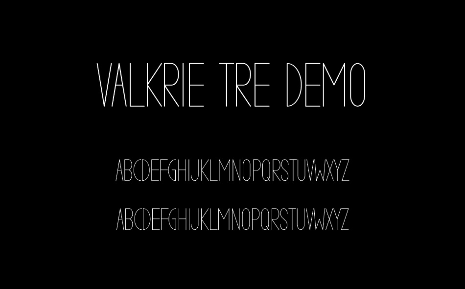 Valkrie font