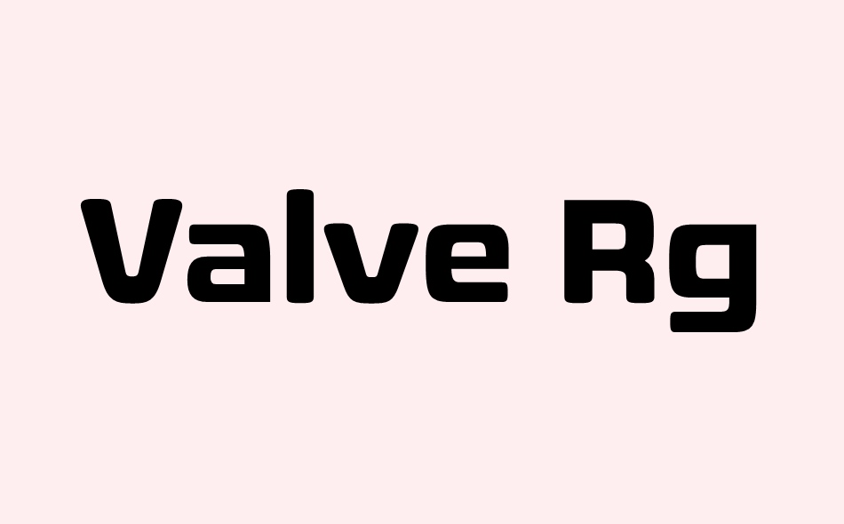 Valve font big