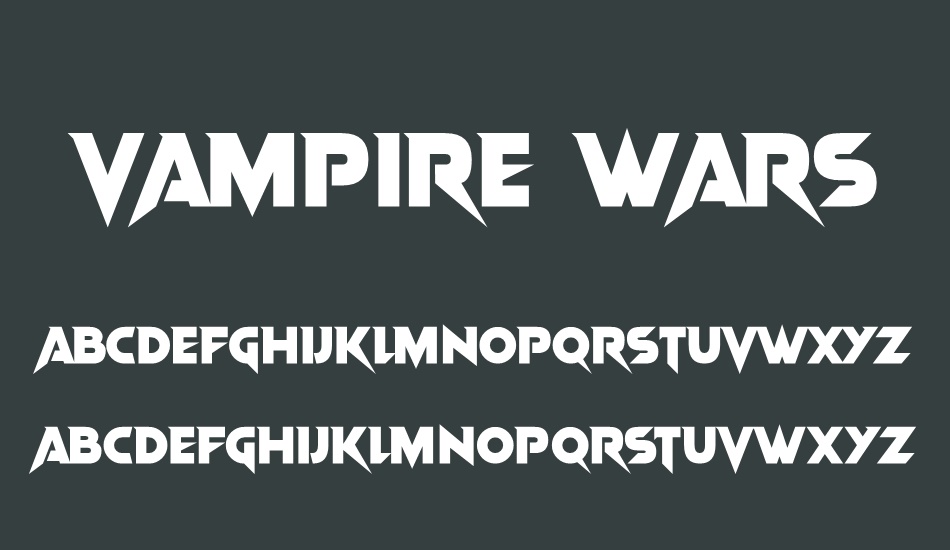 vampire-wars font