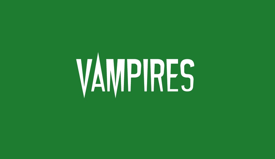 vampires font big