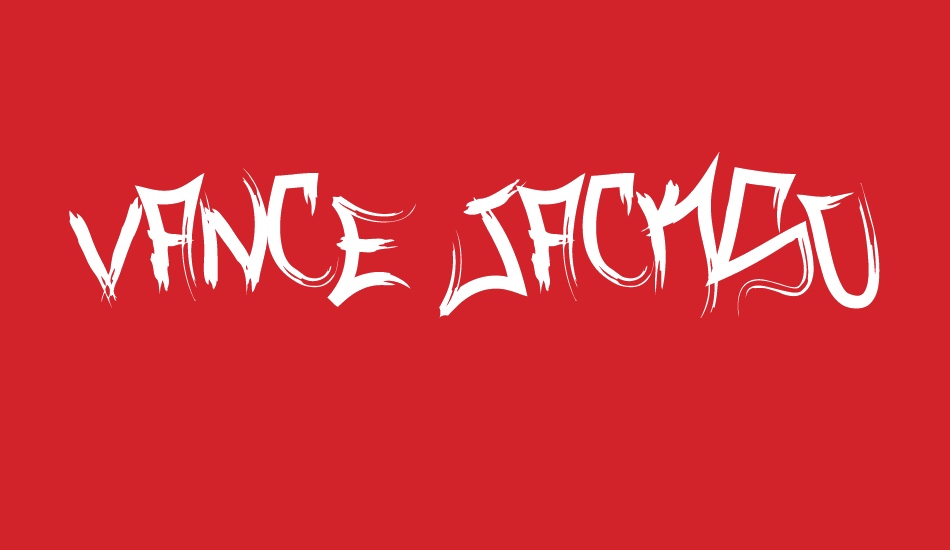 vance-jackson font big