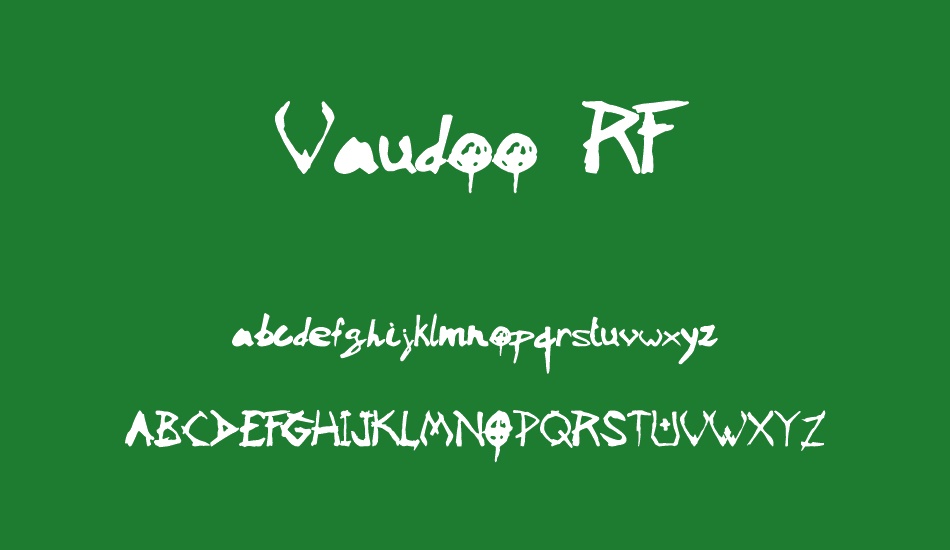 vaudoo2rf font