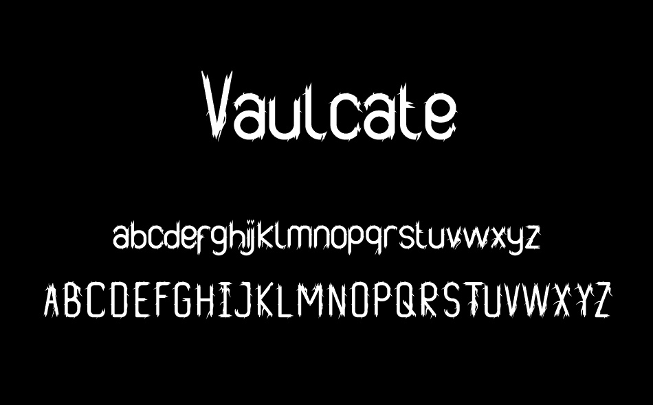 Vaulcate font