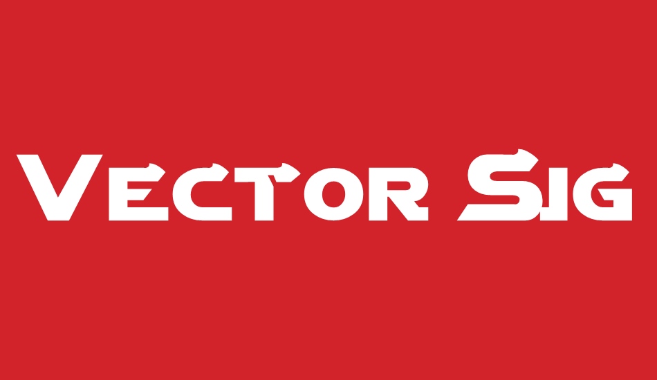 vector-sigma font big