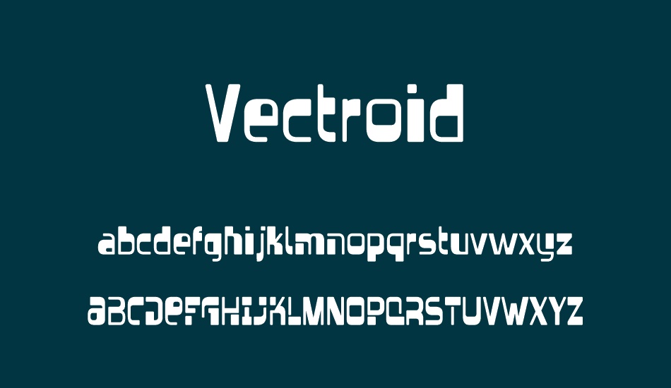vectroid font