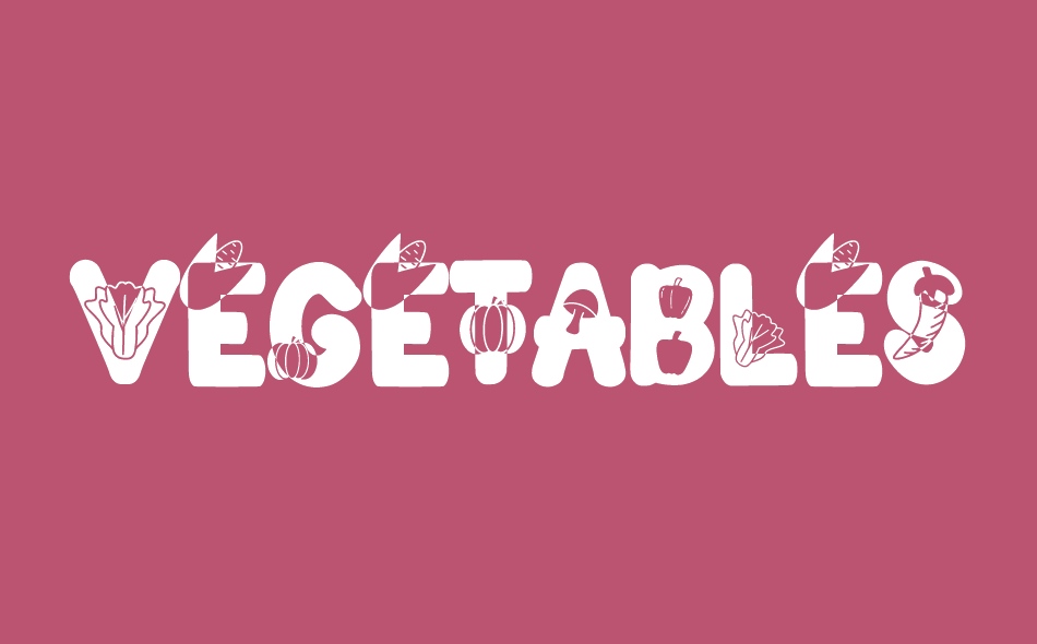 Vegetables font big