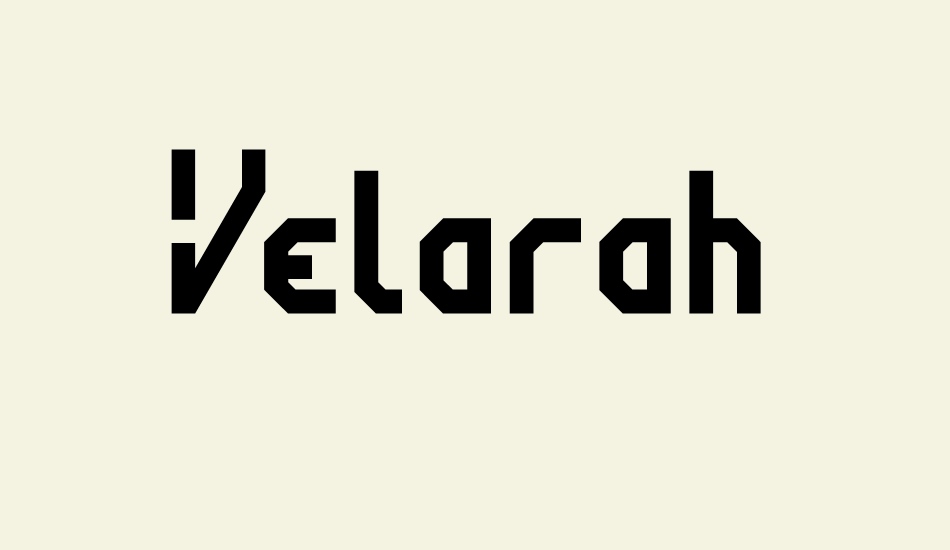 velarah font big