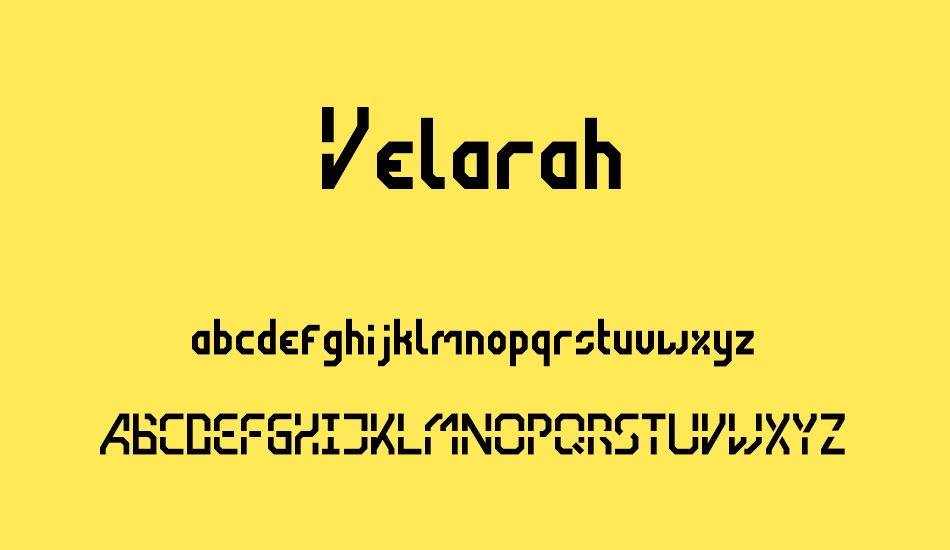 velarah font