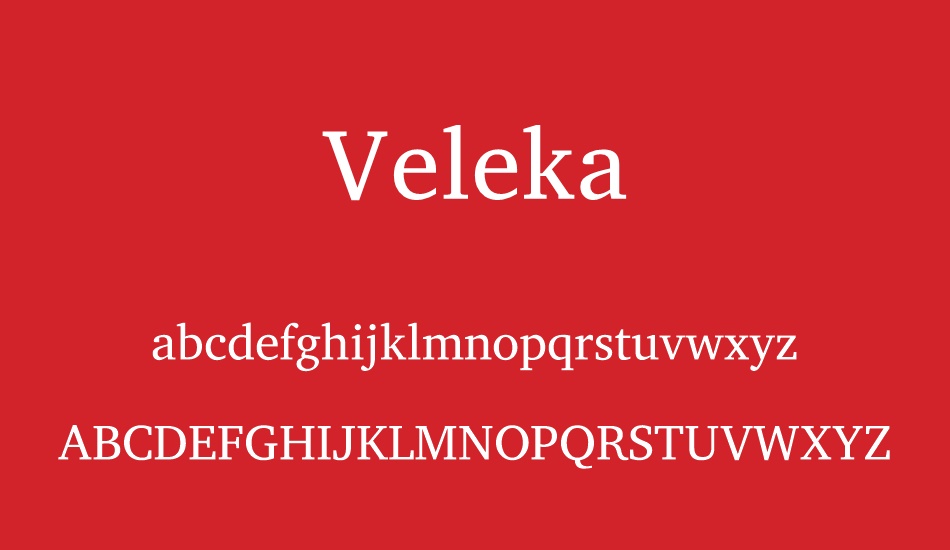 veleka font