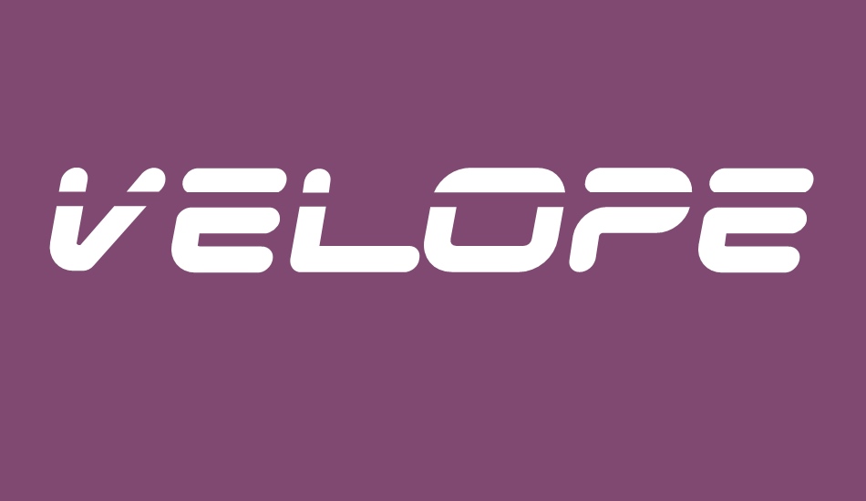 veloped-logotype font big