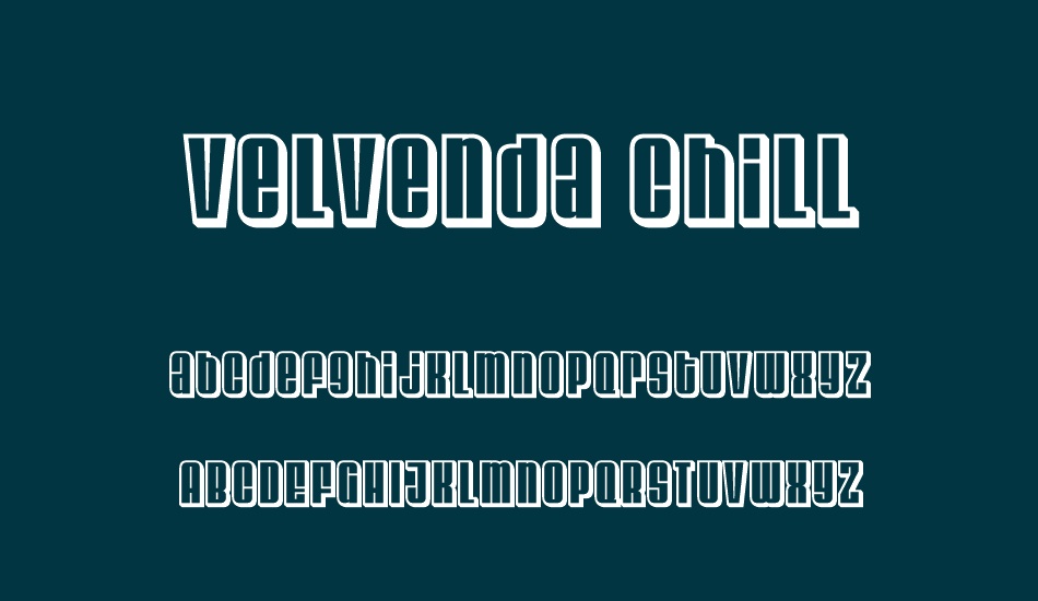 velvenda-chill font