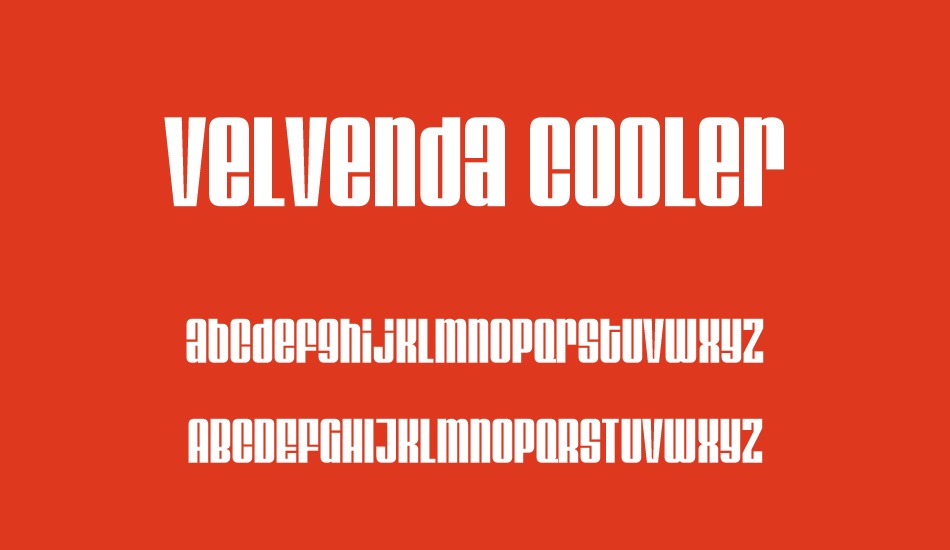 velvenda-cooler font