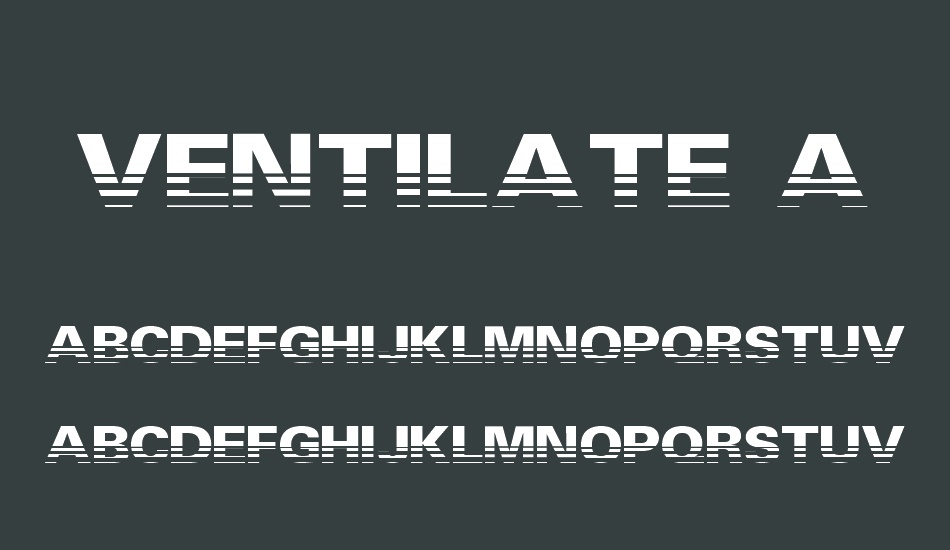 ventilate-aoe font