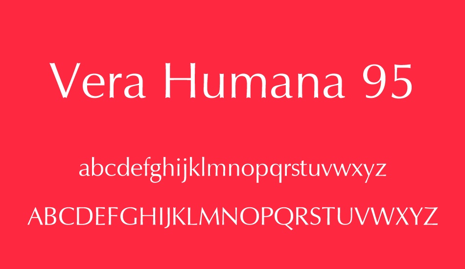 vera-humana-95 font