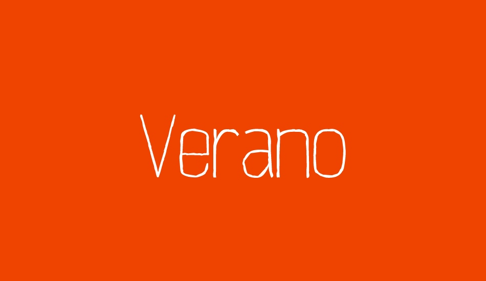 verano font big