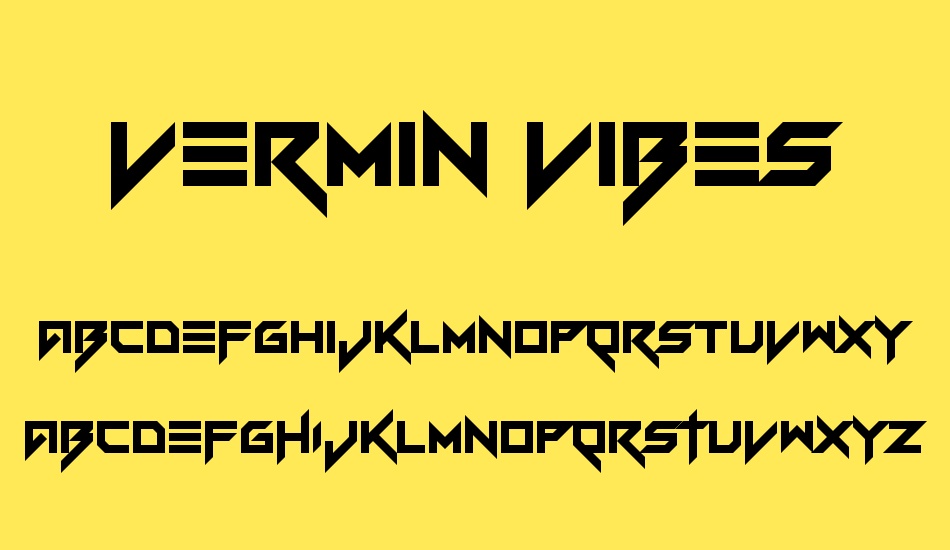 vermin-vibes font