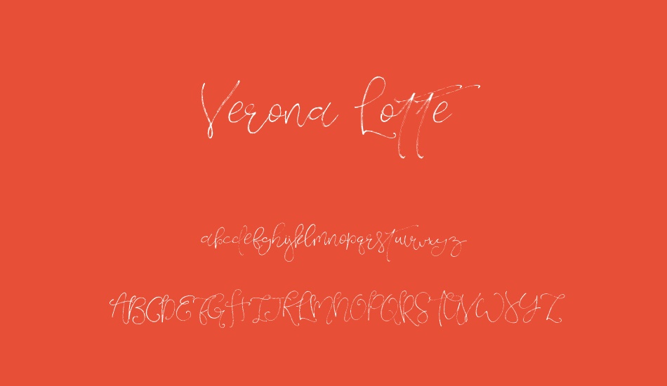 verona-lotte font